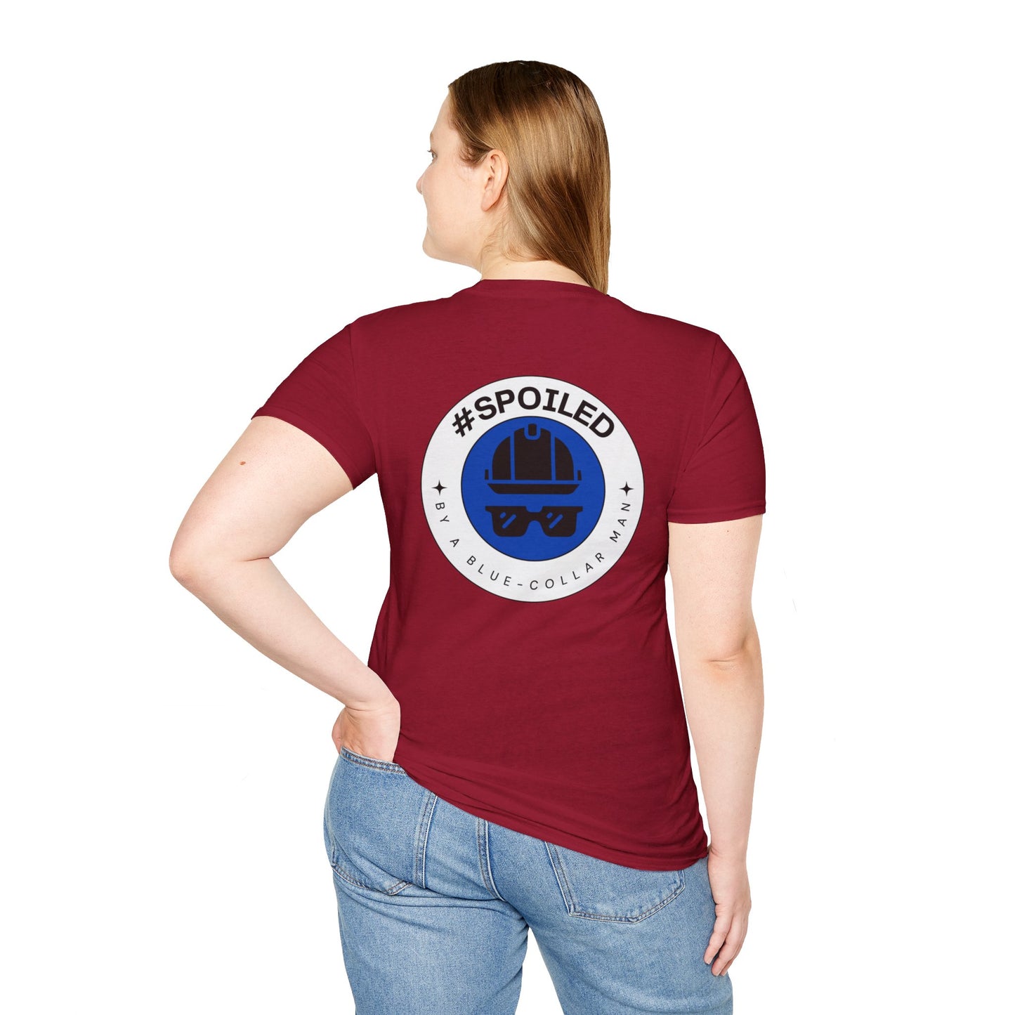 #SPOILED by a BLUE-COLLAR man TSHIRT